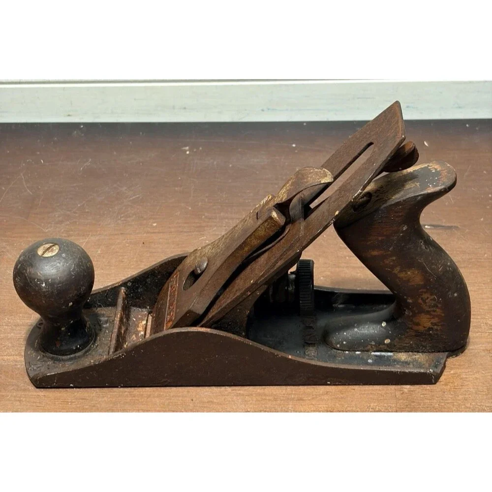 Vintage Stanley No.4 Bailey Smooth Bottom Plane READ - Picture 3 of 16